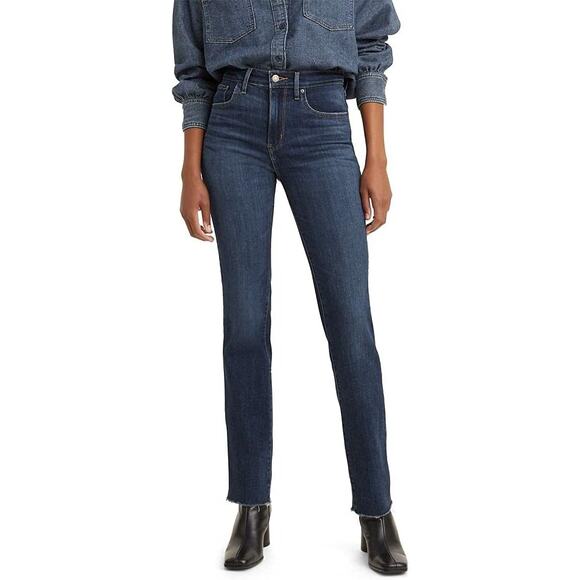 Women Levi's Women's 724 High Rise Straight Jeans Dark 26 - Picture 1 of 10